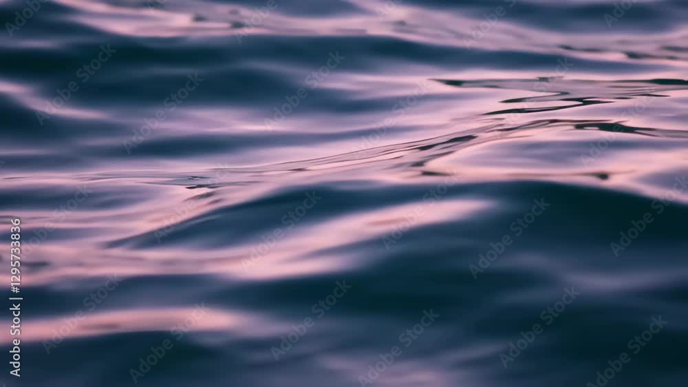 Tranquil Water Ripples at Sunset: A Serene Blend of Blue and Pink Tranquil Water Ripples at Sunset: A Serene Blend of Blue and Pink