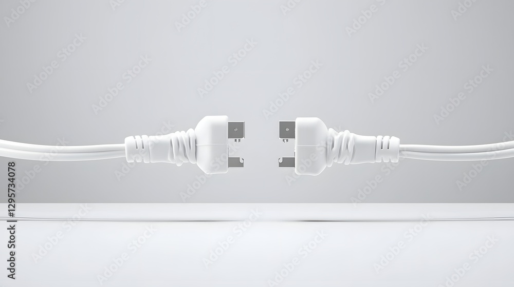 Close up of a butt connector being used to join and secure two electrical wires in a clean white studio setting Close up of a butt connector being used to join and secure two electrical wires in a clean white studio setting