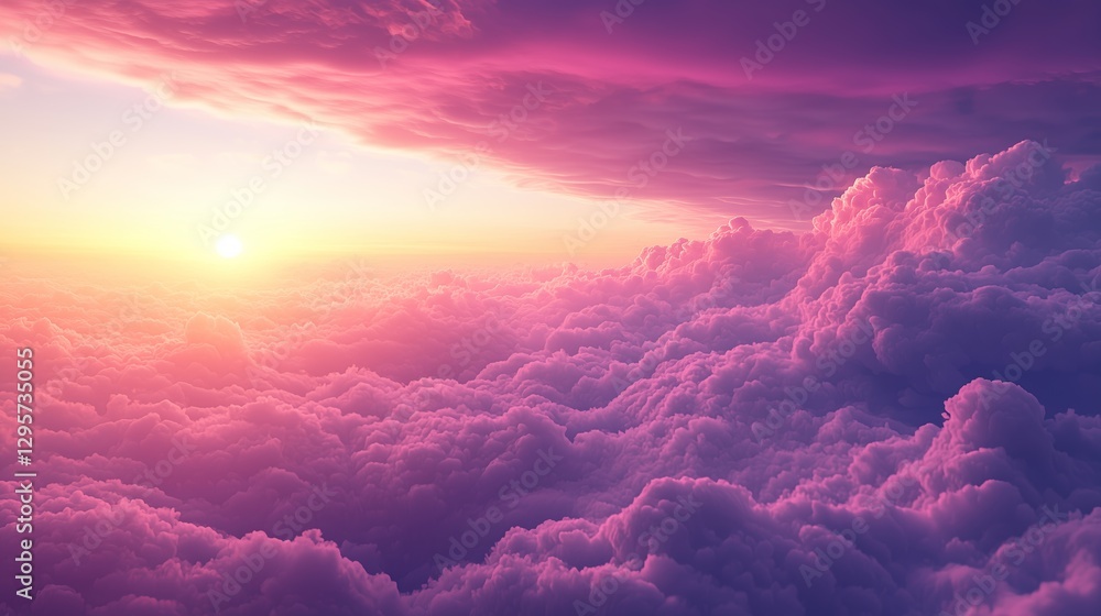 Gentle Lilac and Soft Pink Gradient with Dreamy Effect Gentle Lilac and Soft Pink Gradient with Dreamy Effect