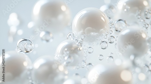 Highly Detailed Shot of Urea Molecules for Hydrating Applications