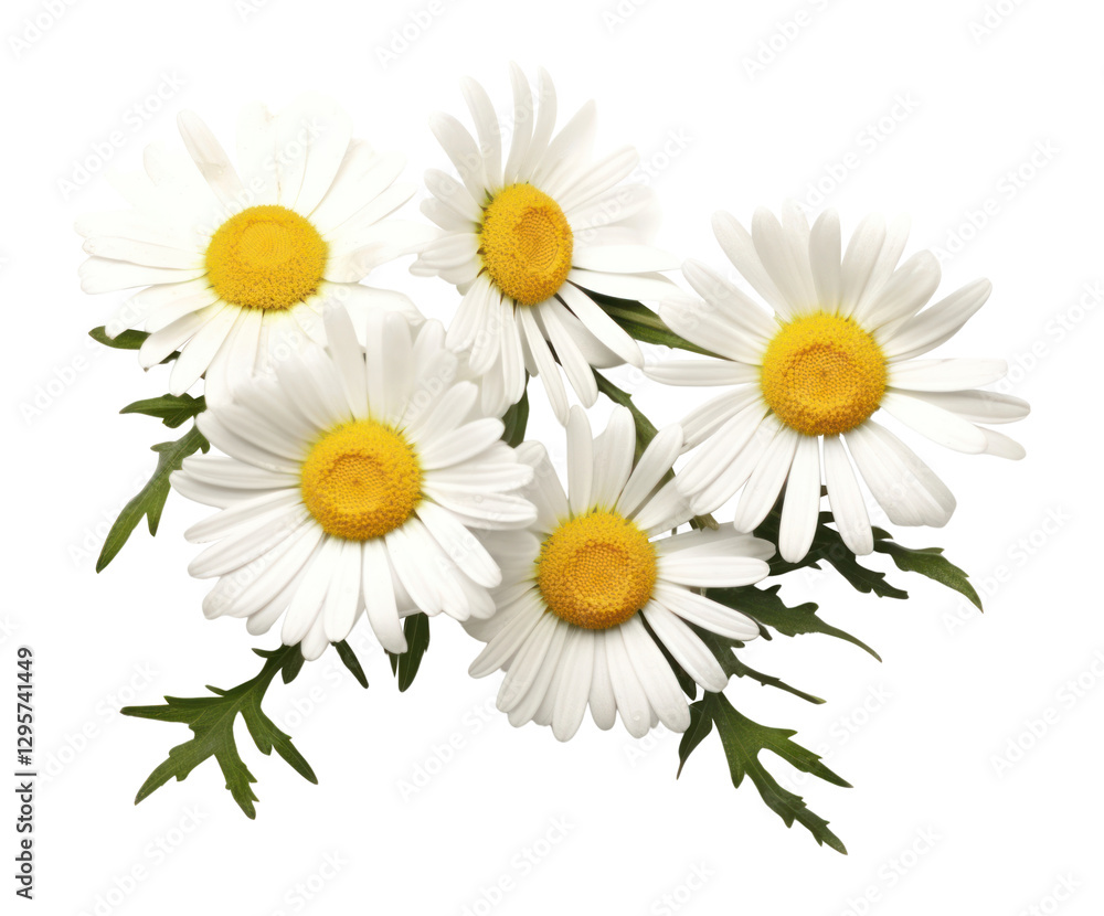 Fototapeta premium PNG Chamomile flowers background daisies daisy.