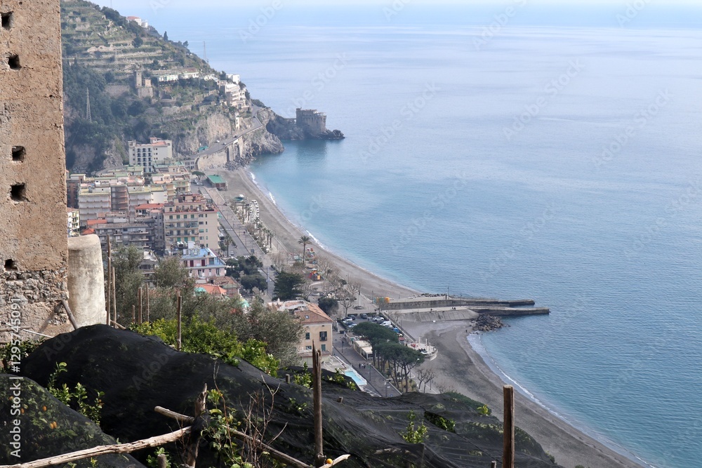 Maiori - Panorama costiero dal Sentiero dei Limoni