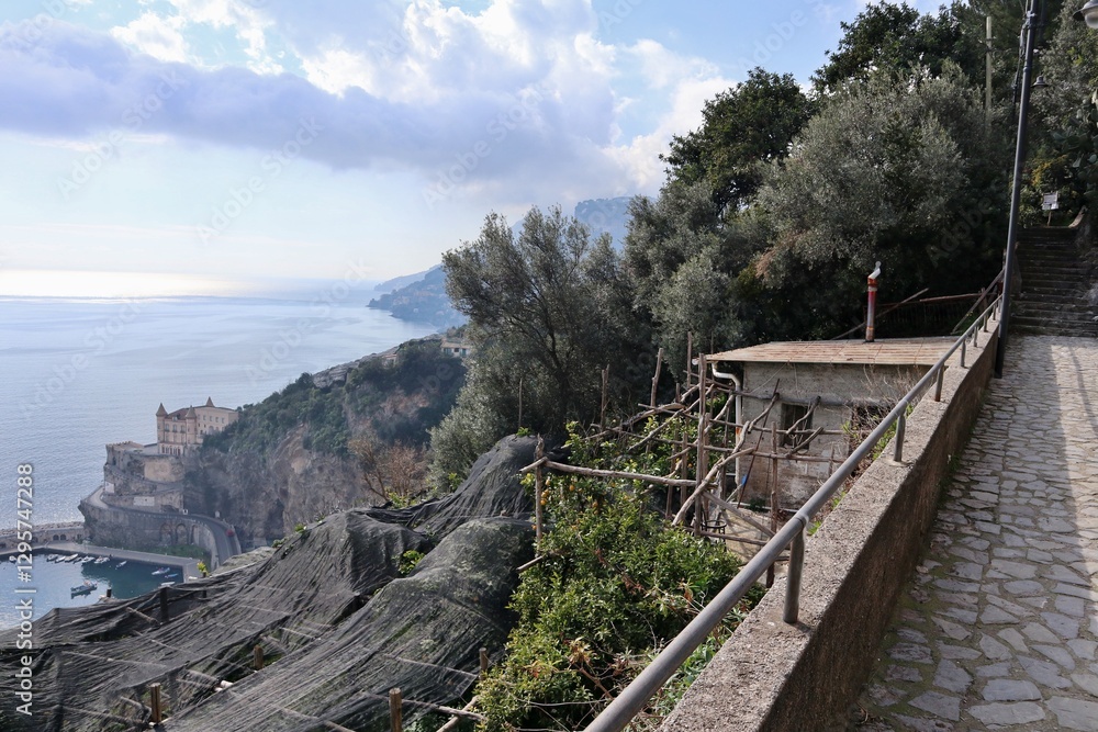 Maiori - Scorcio panoramico da Via San Giuseppe