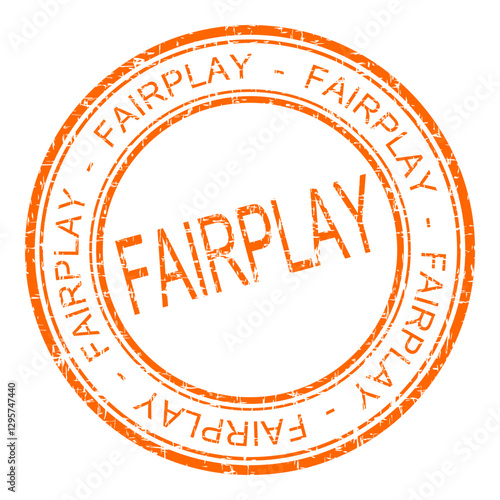 Fairplay rubber stamp on white background - illustration