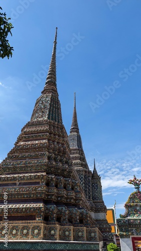 Photography Wat Pho Temple Architecture, bangkok,Thailand