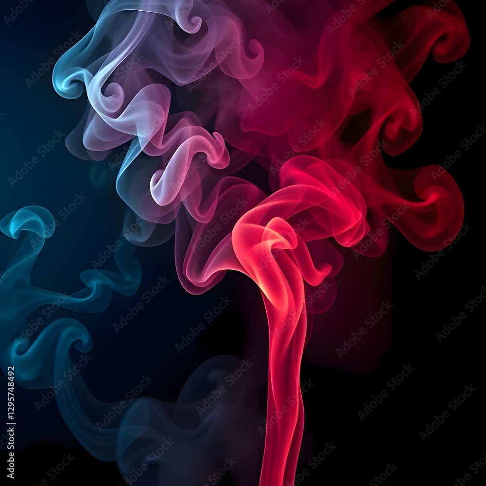 Obraz premium beautiful smoke