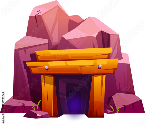 Mining Cave Entrance