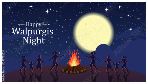 Walpurgis Night Bonfire Dance