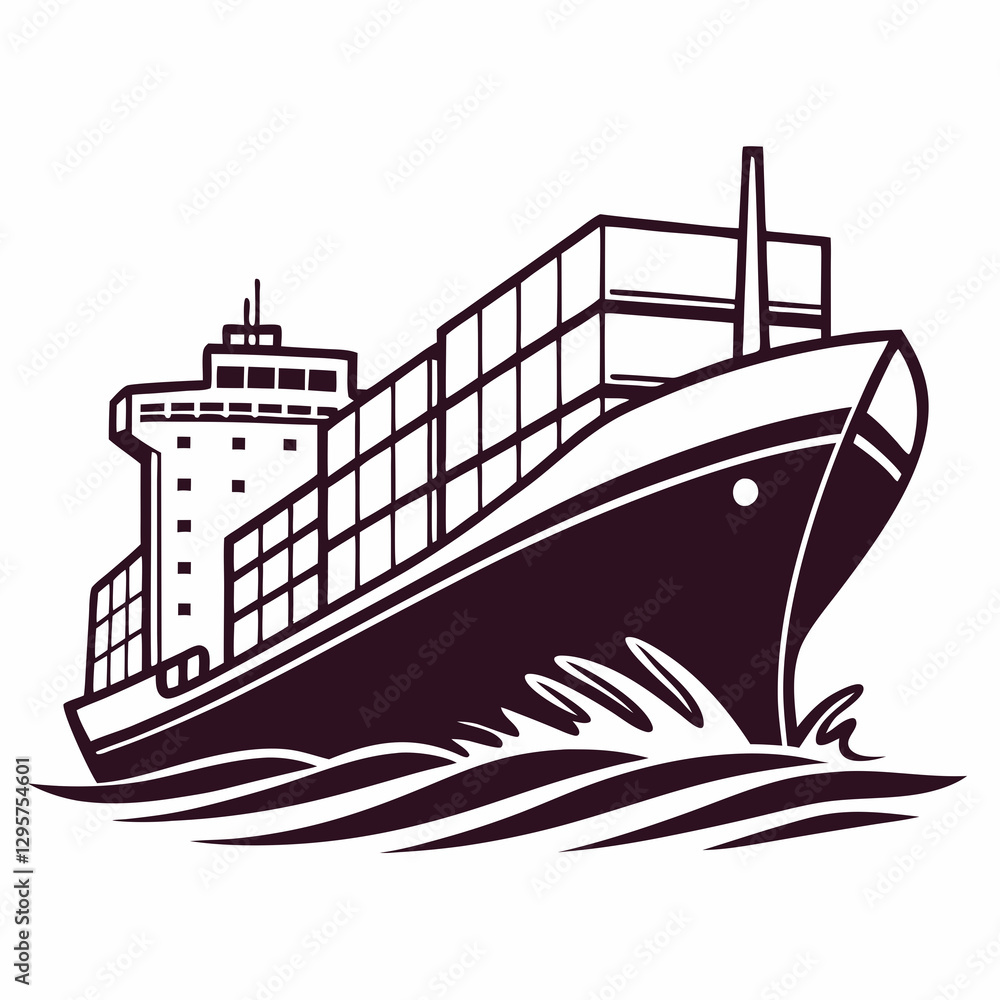 Obraz premium cargo ship