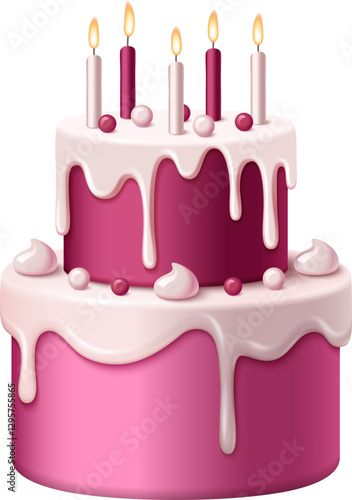 3d Birthday Cake