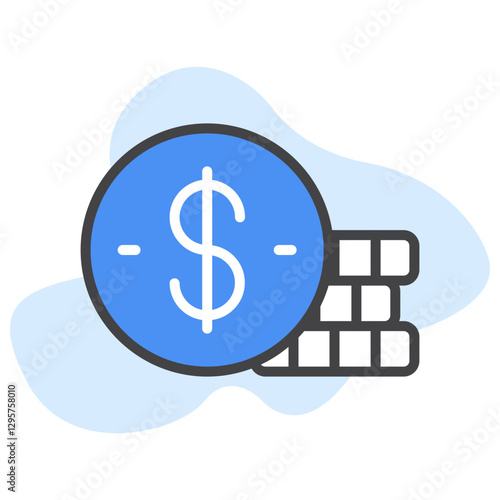 Accounting and Passive Income Icons