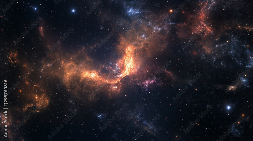 Fototapeta premium galaxy in space