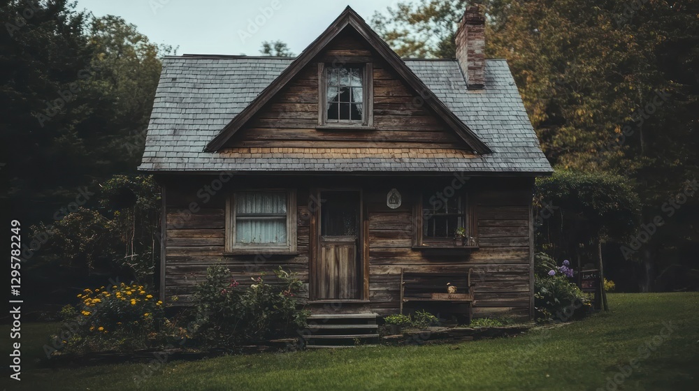 Rustic Wooden Cabin in the Woods: A Serene Escape Rustic Wooden Cabin in the Woods: A Serene Escape