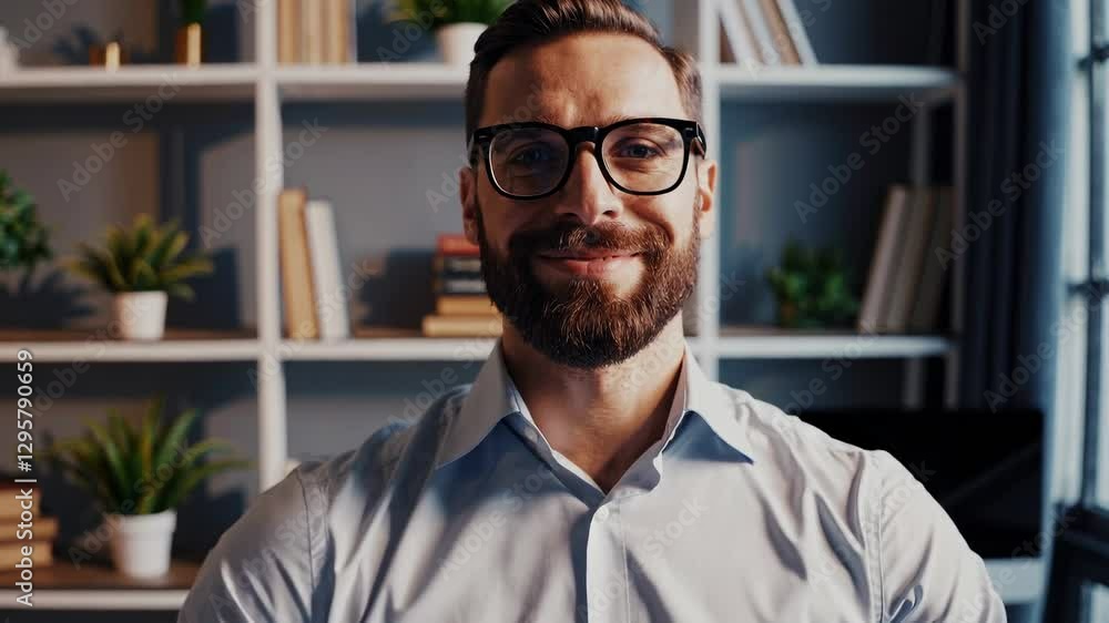 The Smiling Businessman Portrait The Smiling Businessman Portrait
