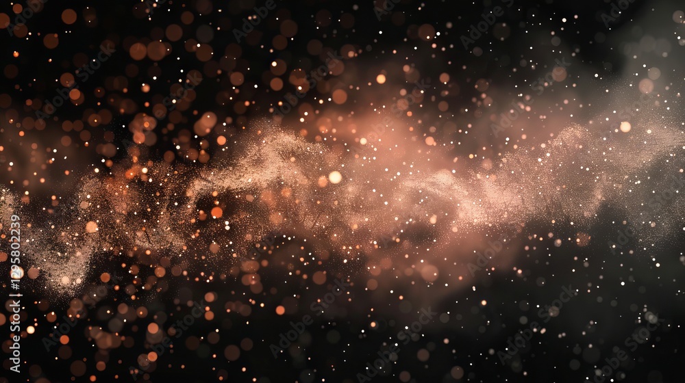 Ethereal swirling smoke with shimmering particles creating a dramatic abstract texture, ideal as a striking background or atmospheric wallpaper. Ethereal swirling smoke with shimmering particles creating a dramatic abstract texture, ideal as a striking background or atmospheric wallpaper.