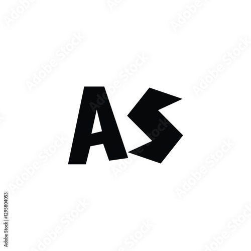 AS monogram logo design letter text name symbol monochrome logotype alphabet character simple logo Free Download AS monogram logo design letter text name symbol monochrome logotype alphabet character simple logo - GFXLoad