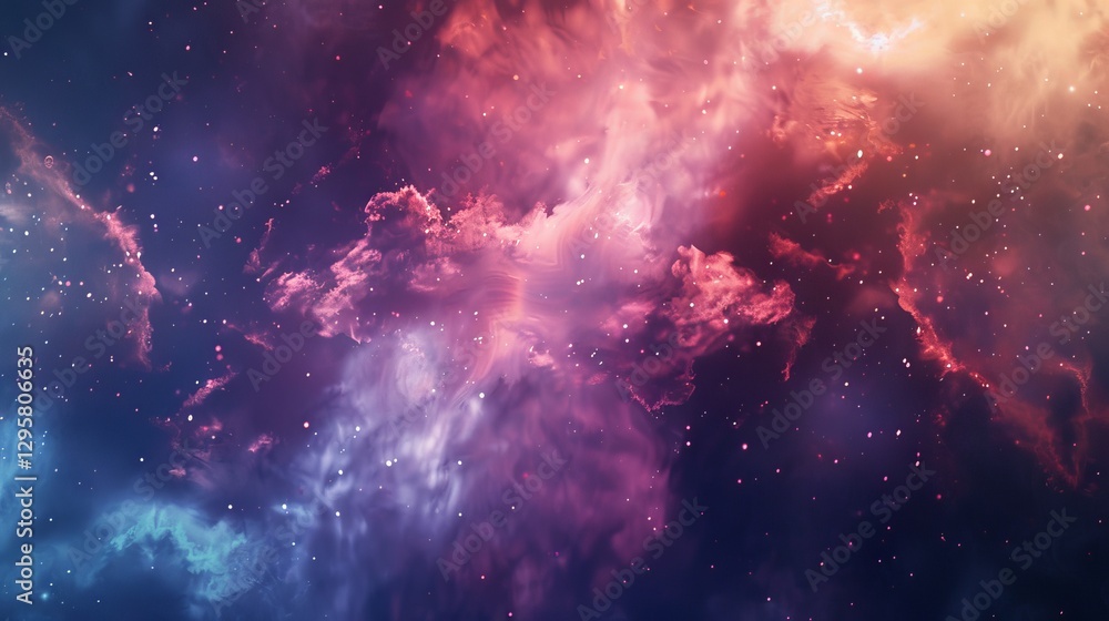 Fototapeta premium Hypnotic swirl of vivid red smoke rising against a deep black backdrop, evoking aromatherapy and enveloped by a dramatic fog-like texture..