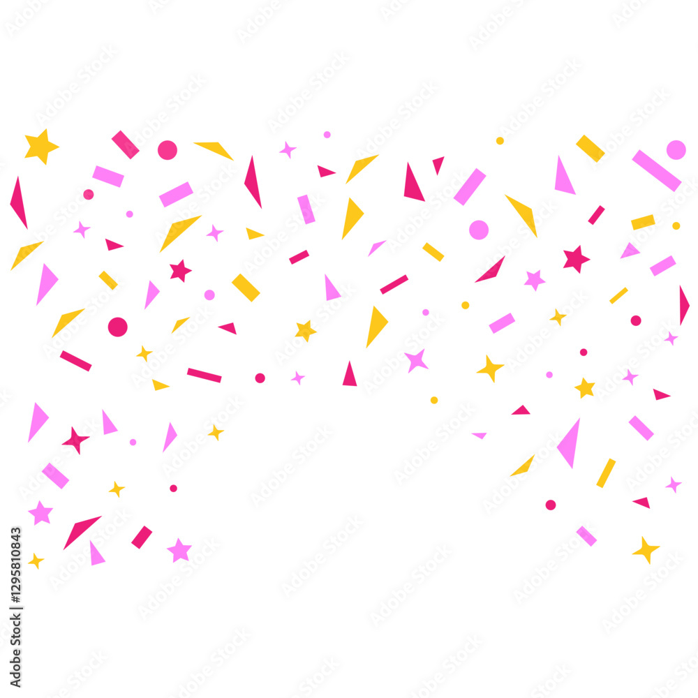 Confetti icon vector. Holiday illustration sign. Event symbol or logo. Confetti icon vector. Holiday illustration sign. Event symbol or logo.