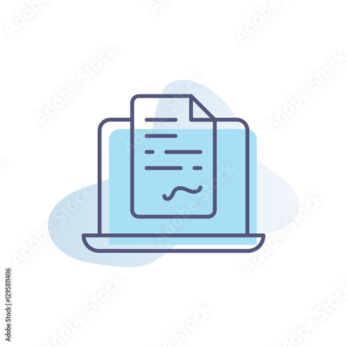 Smart Contract Vector icon