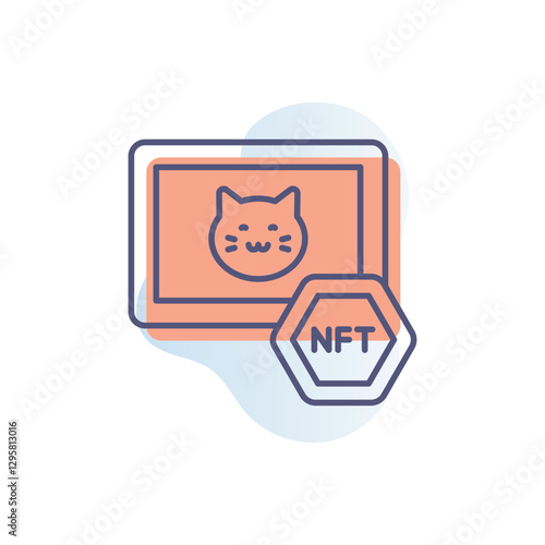 Nft Art Vector icon