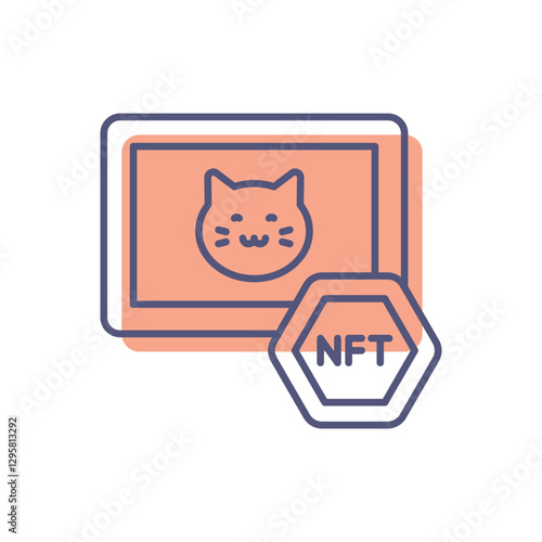 Nft Art Vector icon