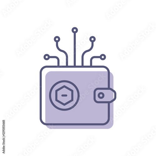 Digital Wallet Vector icon