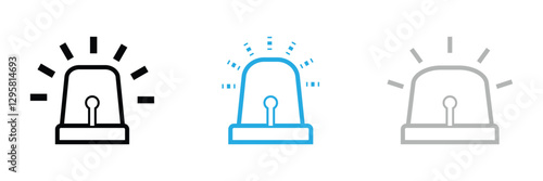 siren outline icon