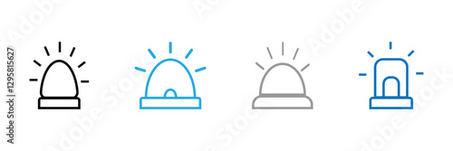 siren outline icon