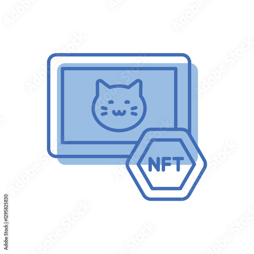 Nft Art Vector icon