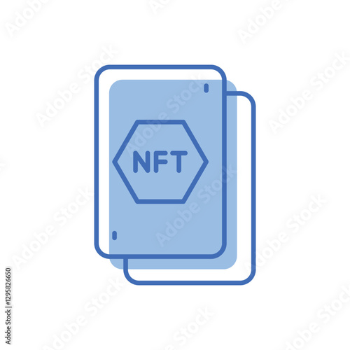 Nft Card Vector icon