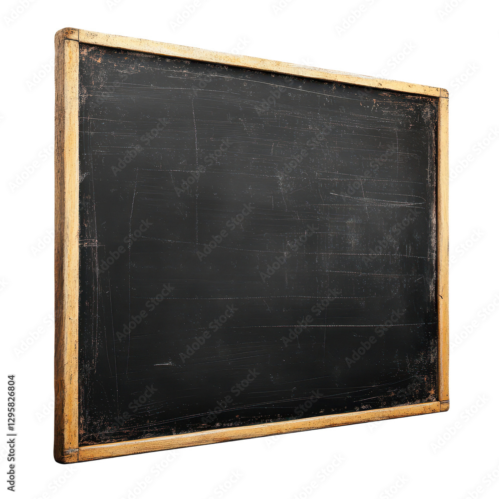 Fototapeta premium Antique Vintage Wooden Framed Blackboard
