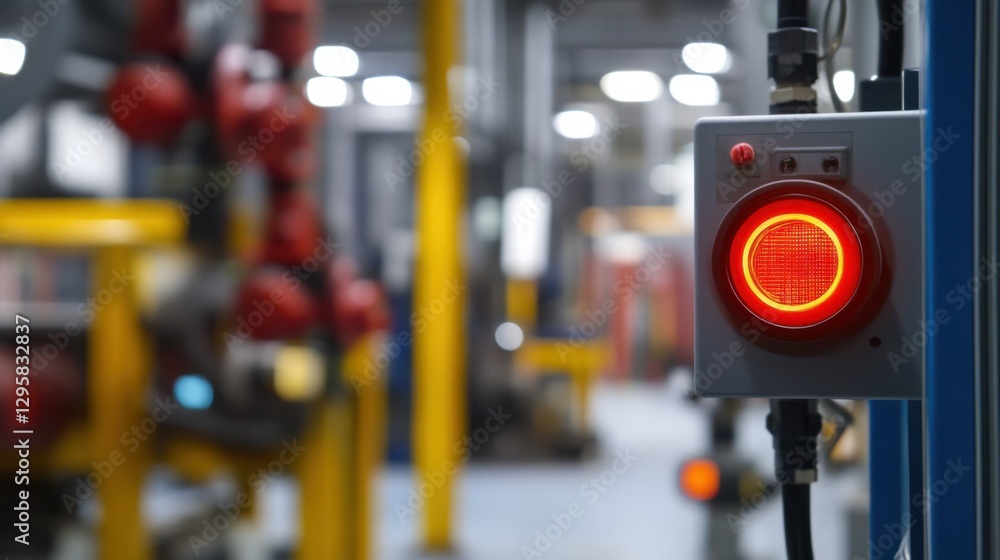 Heat detection system used by an engineer to inspect machinery in a factory. Featuring technology and monitoring Heat detection system used by an engineer to inspect machinery in a factory. Featuring technology and monitoring