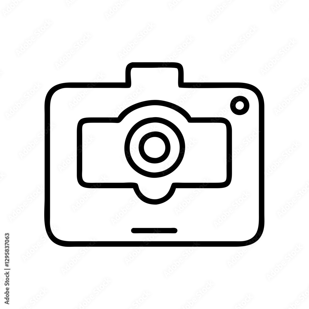 front camera icon, front camera line art - simple line art of front camera, perfect for front camera logos and icons front camera icon, front camera line art - simple line art of front camera, perfect for front camera logos and icons