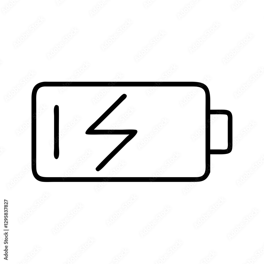 low battery icon, low battery line art - simple line art of low battery, perfect for low battery logos and icons low battery icon, low battery line art - simple line art of low battery, perfect for low battery logos and icons