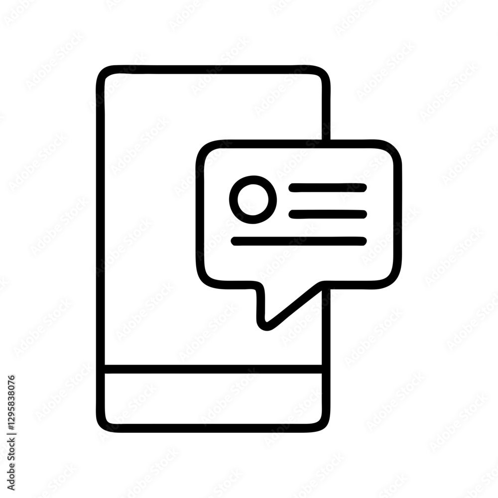 messaging app icon, messaging app line art - simple line art of messaging app, perfect for messaging app logos and icons messaging app icon, messaging app line art - simple line art of messaging app, perfect for messaging app logos and icons