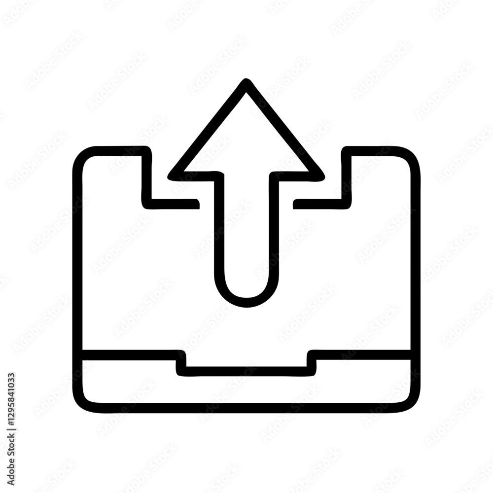 upload icon, upload line art - simple line art of upload, perfect for upload logos and icons upload icon, upload line art - simple line art of upload, perfect for upload logos and icons