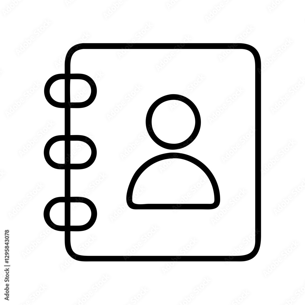 contacts icon, contacts line art - simple line art of contacts, perfect for contacts logos and icons contacts icon, contacts line art - simple line art of contacts, perfect for contacts logos and icons