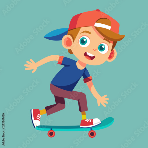 boy with skateboard