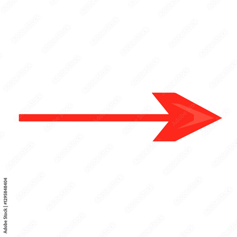 Simple flat 2D illustration of straight arrow icon clipart isolated on a white background, vector 2D design, icon, flat 2d illustration art, flat icon Simple flat 2D illustration of straight arrow icon clipart isolated on a white background, vector 2D design, icon, flat 2d illustration art, flat icon