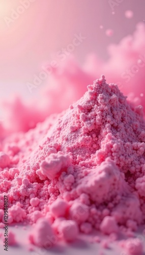 Wallpaper Mural Pastel pink powder color blur with soft light on top, powder, radiant, soft light Torontodigital.ca