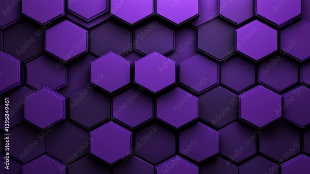 Stylish Purple Hexagonal Pattern Background for Modern Design Stylish Purple Hexagonal Pattern Background for Modern Design