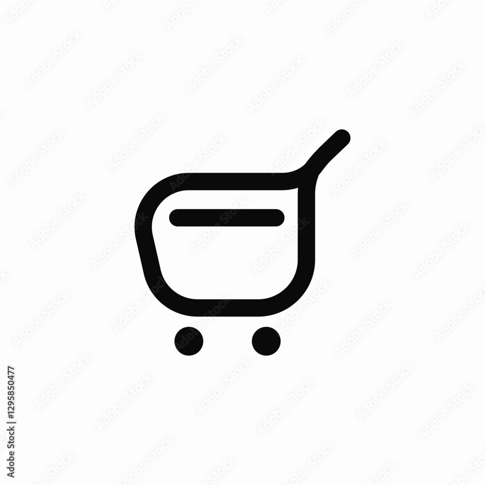 Shopping cart checkout icon vector sign Shopping cart checkout icon vector sign