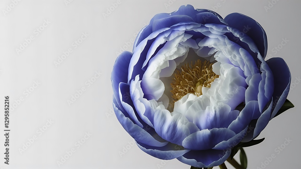 custom made wallpaper toronto digitalClose up view of blue and white peony