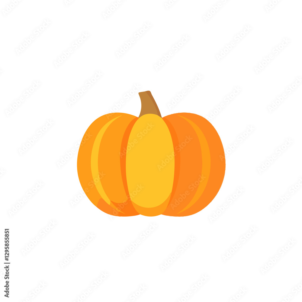 Simple flat 2D icon pumpkin isolated on a transparent background, vector, flat design, animation design, vector, flat design, animation design, simple flat 2D icon, minimalist design Simple flat 2D icon pumpkin isolated on a transparent background, vector, flat design, animation design, vector, flat design, animation design, simple flat 2D icon, minimalist design