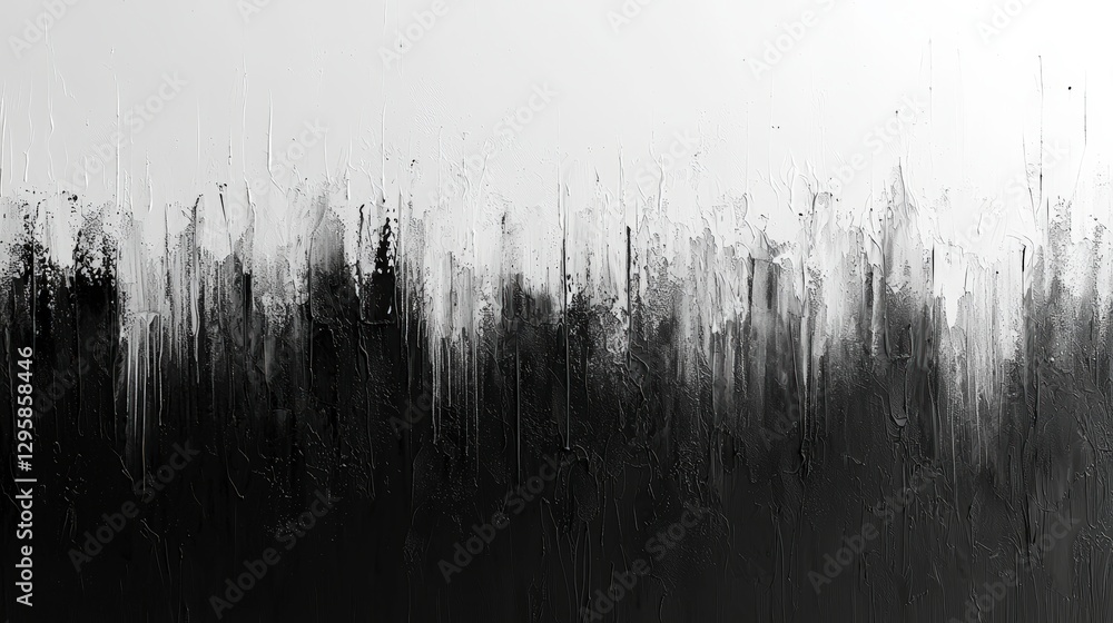 Fototapeta premium Artistic minimalist black-white gradient design