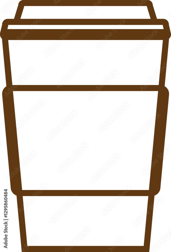 Coffee and Book Flat Lay Illustration Coffee and Book Flat Lay Illustration