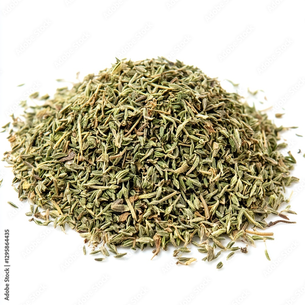 Dried thyme transparent png isolated on white background Dried thyme transparent png isolated on white background