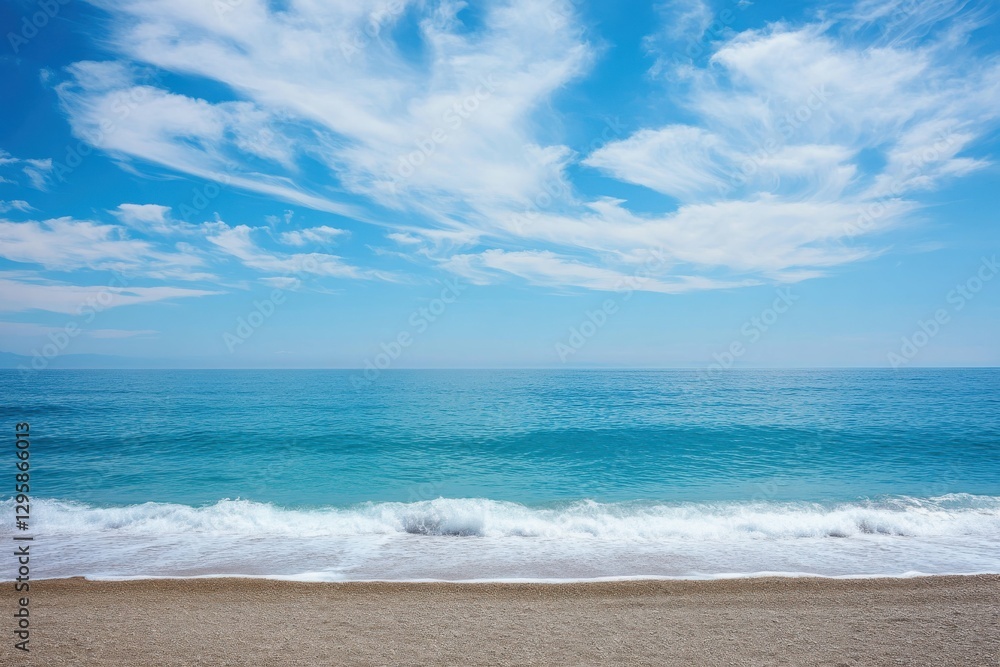 Nerja Beach Scenery: A Serene Coastal Landscape with Azure Waters Nerja Beach Scenery: A Serene Coastal Landscape with Azure Waters