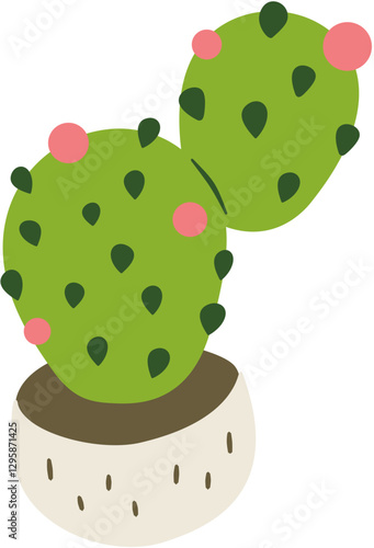 stylized cactus illustration