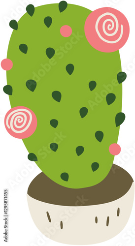 stylized cactus illustration